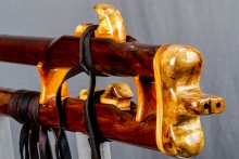 Walnut Native American Flute, Minor, Mid G-4, #N27Ja (3)